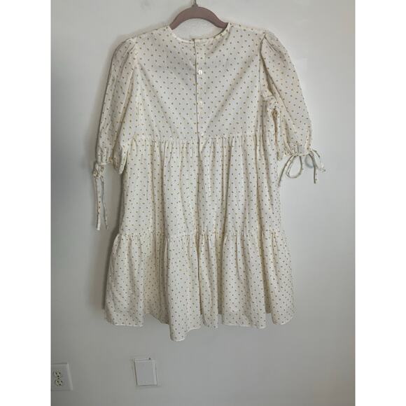 Set Proper Marigold Swiss Dot Beth Dress NWT size 7 - Picture 3 of 4